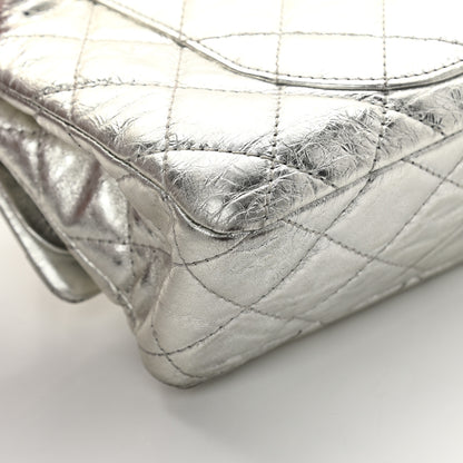 Chanel Metallic Aged Calfskin Quilted 2.55 Reissue 227 Flap Silver 12 of 20