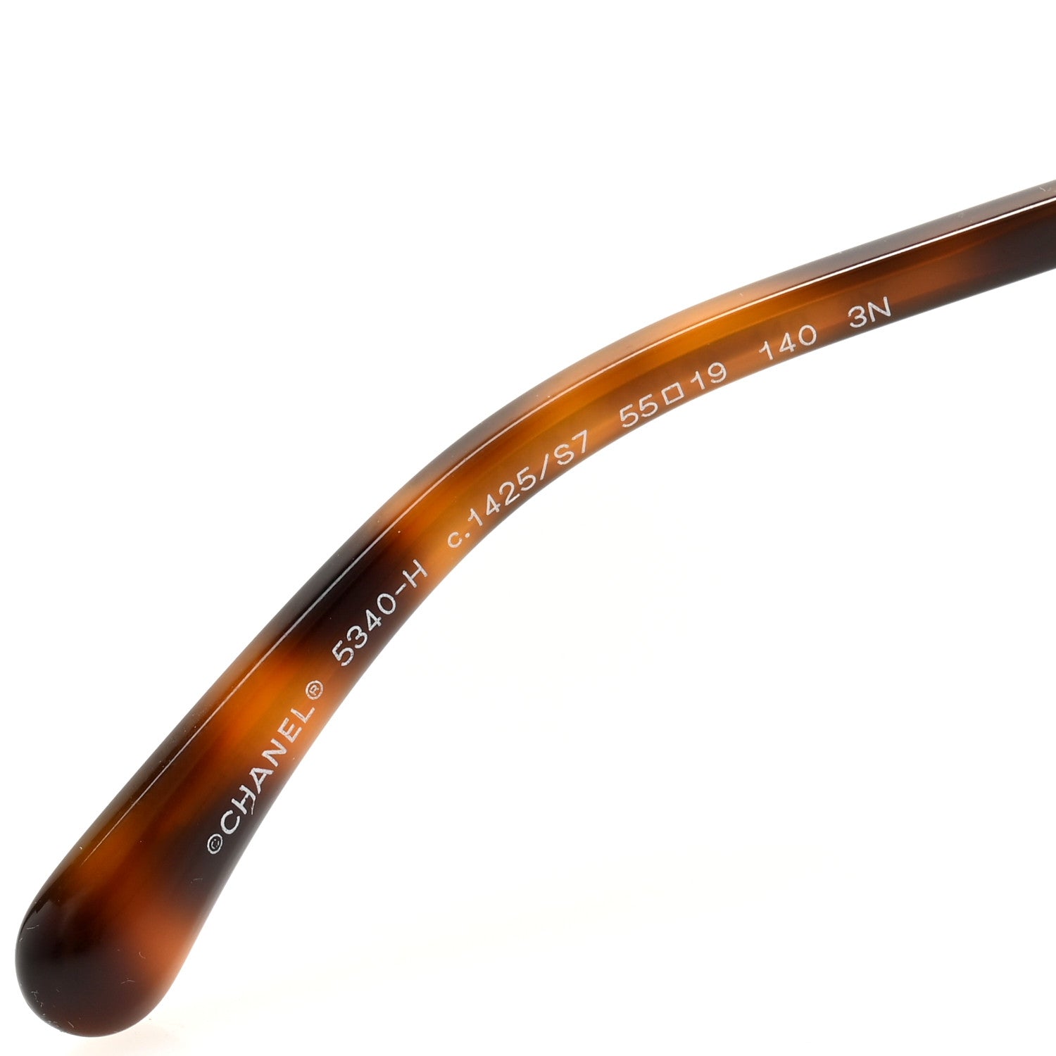 Chanel Acetate Pearl Polarized Cat Eye Sunglasses 5340-H Tortoise 5 of 7