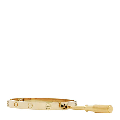 Cartier 18K Yellow Gold LOVE Bracelet 17 3 of 9