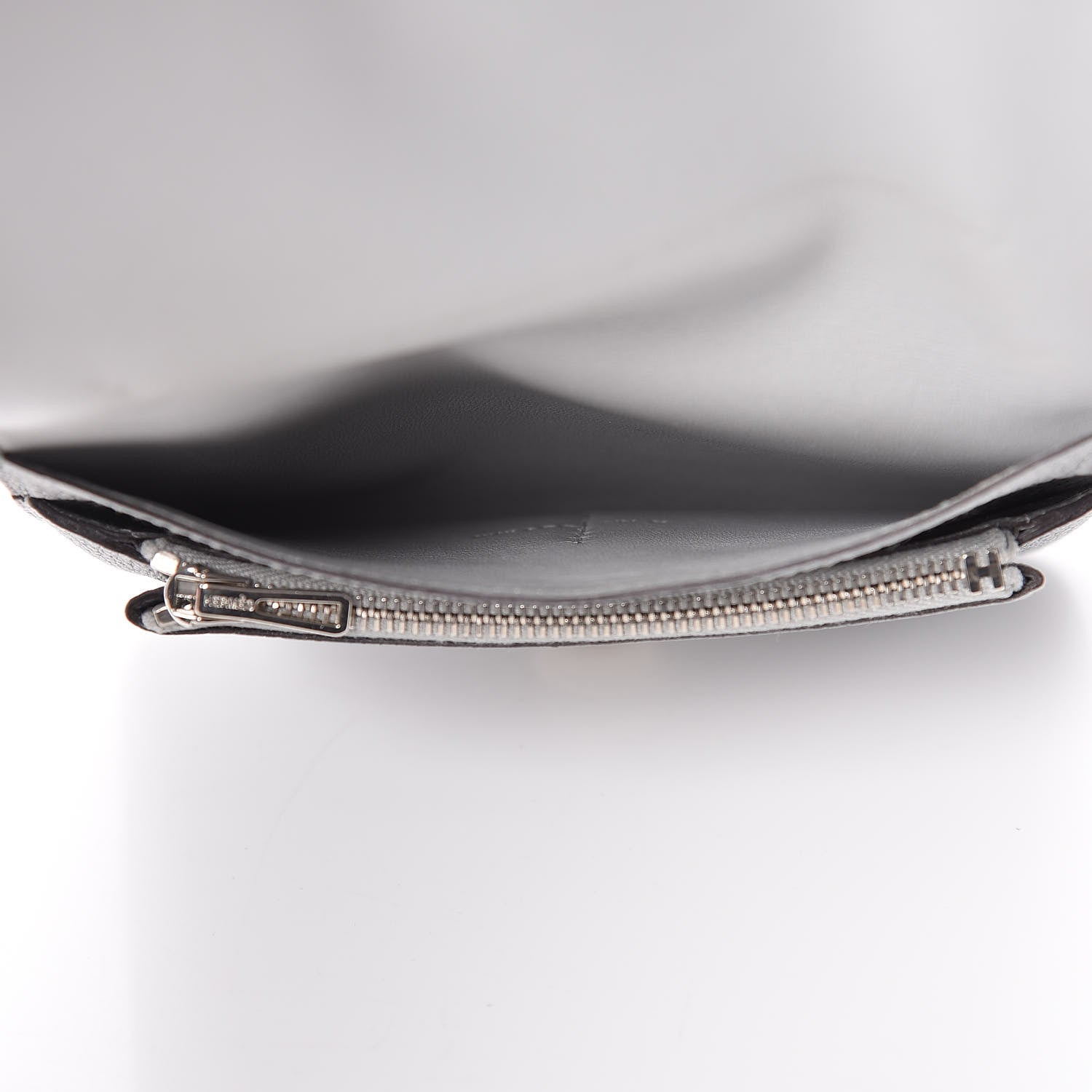 Hermes Togo Dogon Compact Wallet Bleu Glacier 5 of 10