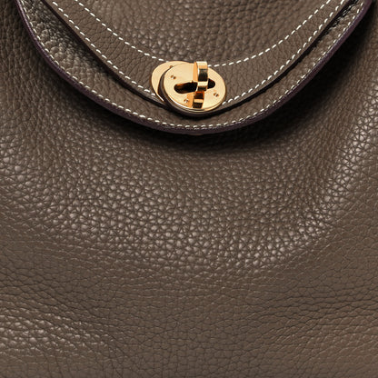 Hermes Taurillon Clemence Lindy 26 Etoupe 7 of 14