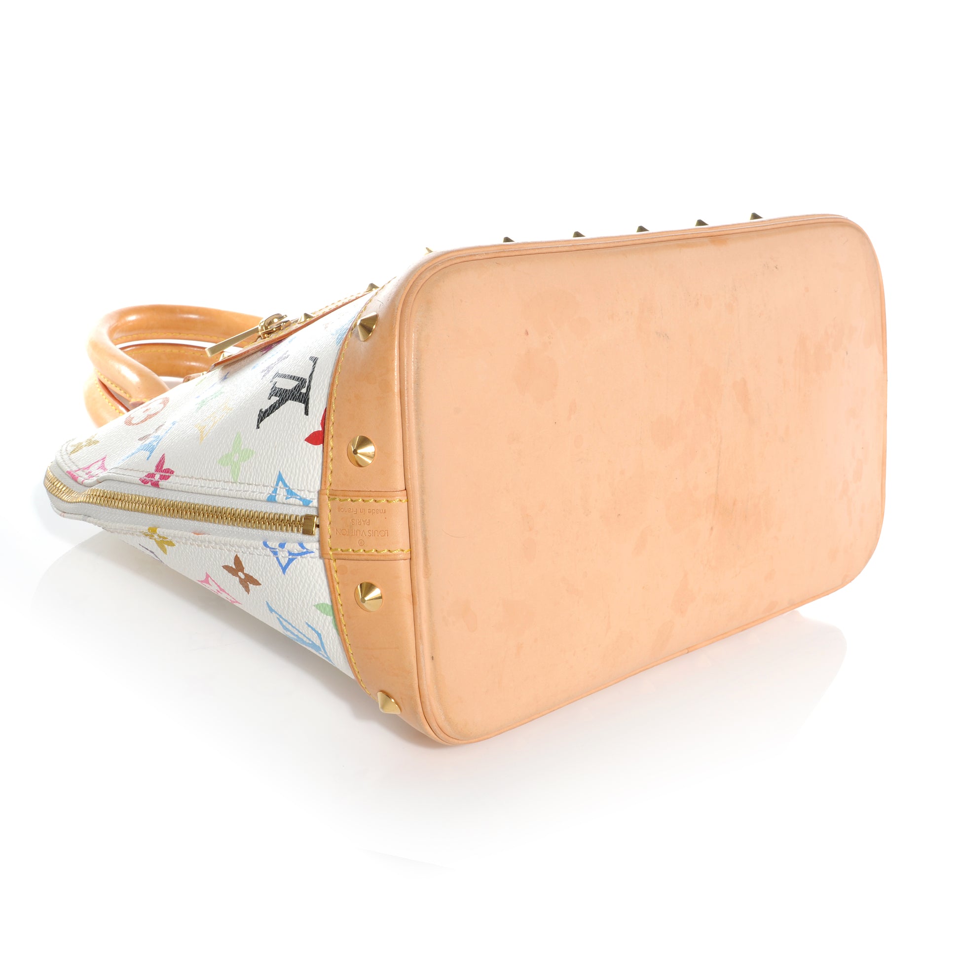 Louis Vuitton Monogram Multicolor Alma White 4 of 7