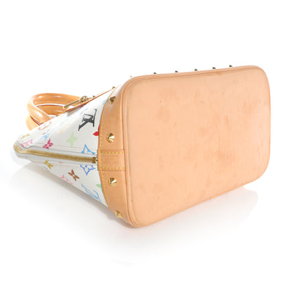 Louis Vuitton Monogram Multicolor Alma White 4 of 7