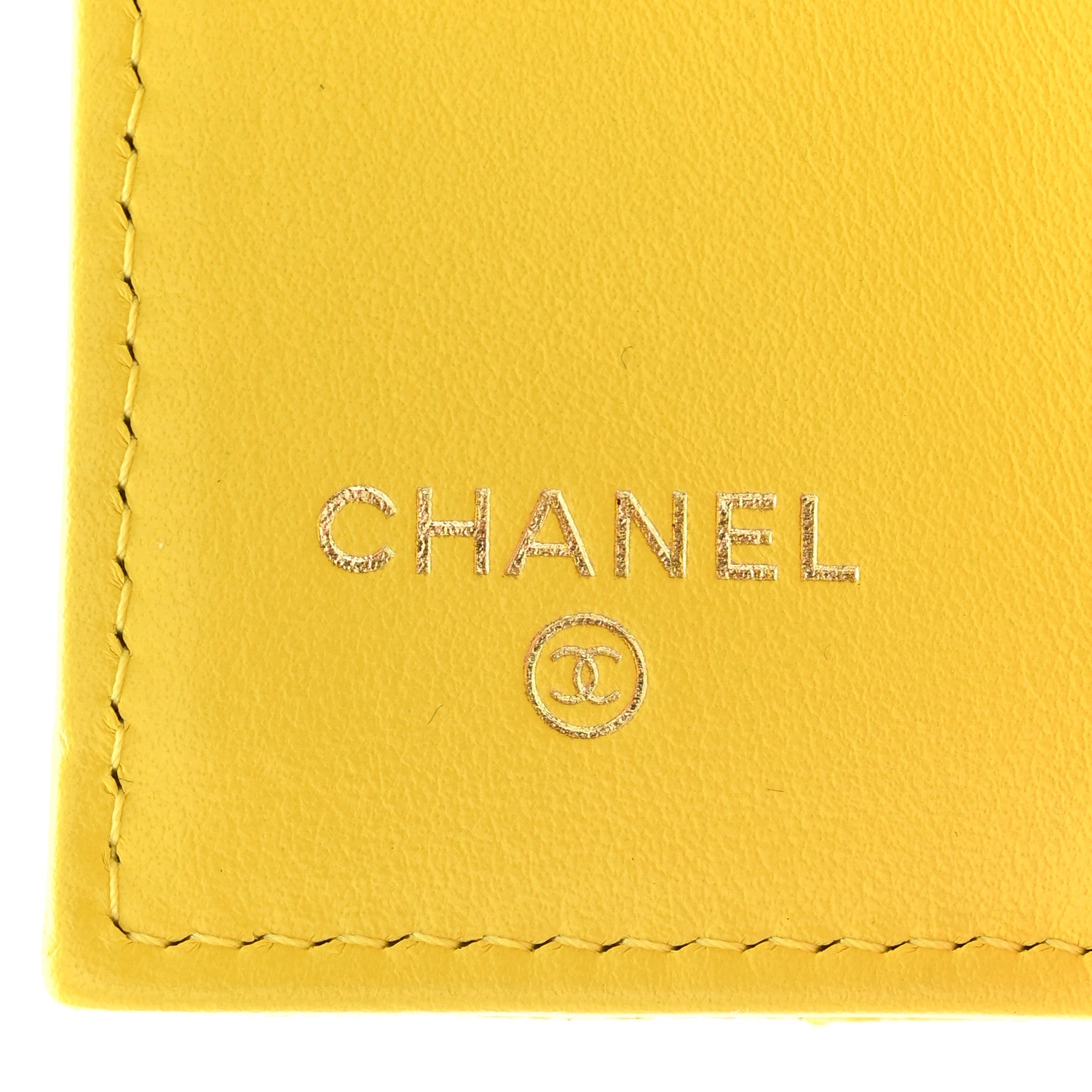 Chanel Caviar Quilted Double Flap Wallet Yellow 9 of 11