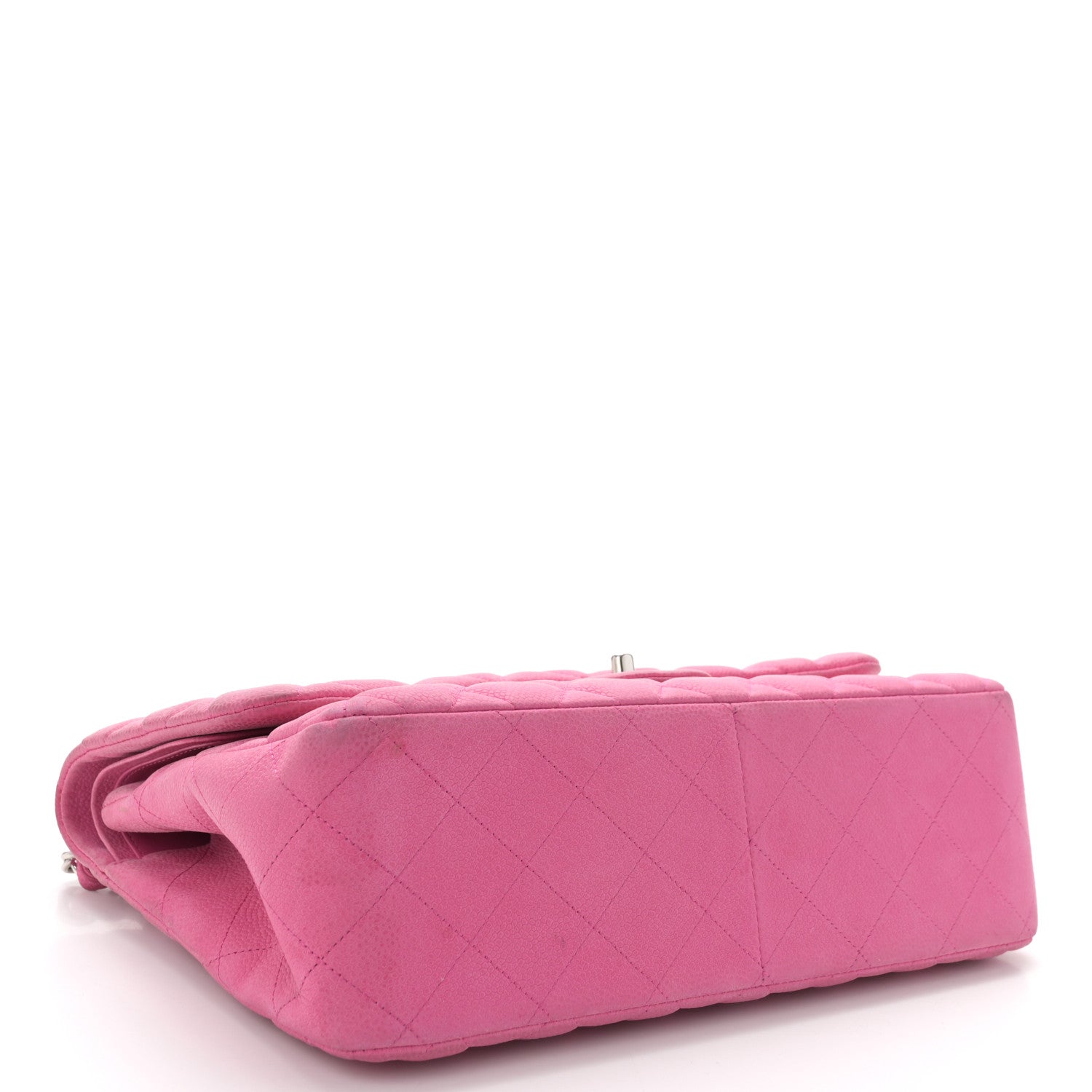 Chanel Iridescent Caviar Quilted Jumbo Double Flap Pink 4 of 14
