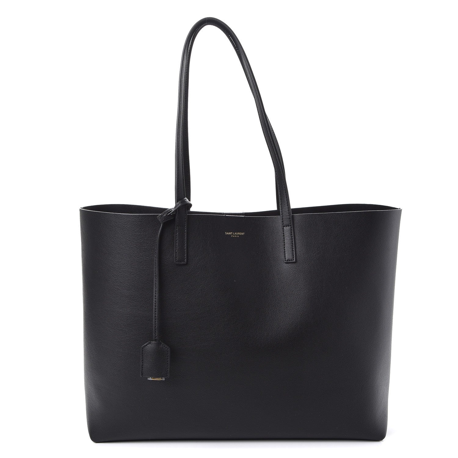 Saint Laurent Calfskin Large Shopping Tote Black 1 of 10