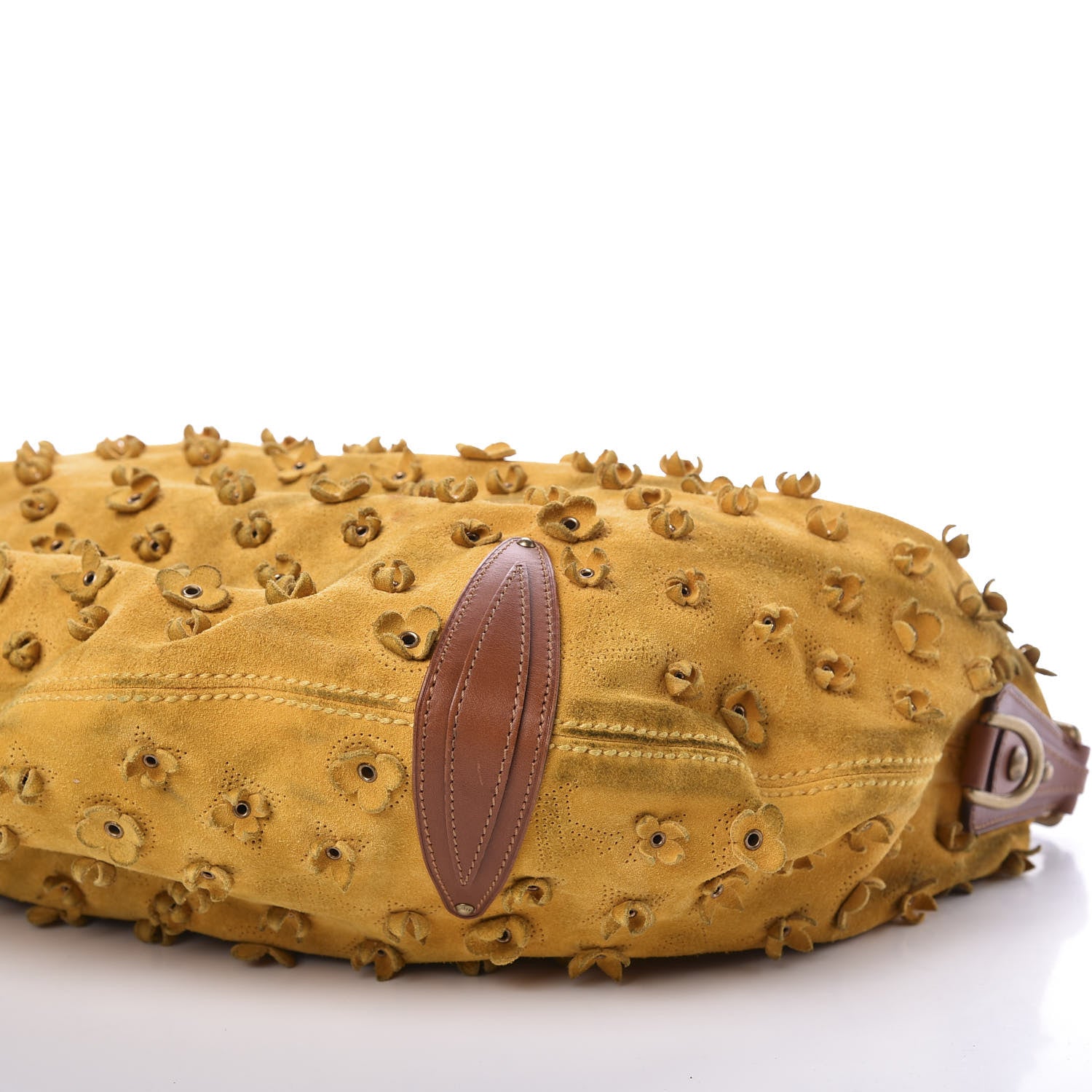 Louis Vuitton Suede Mahina Fleurs Onatah GM Maize 6 of 9