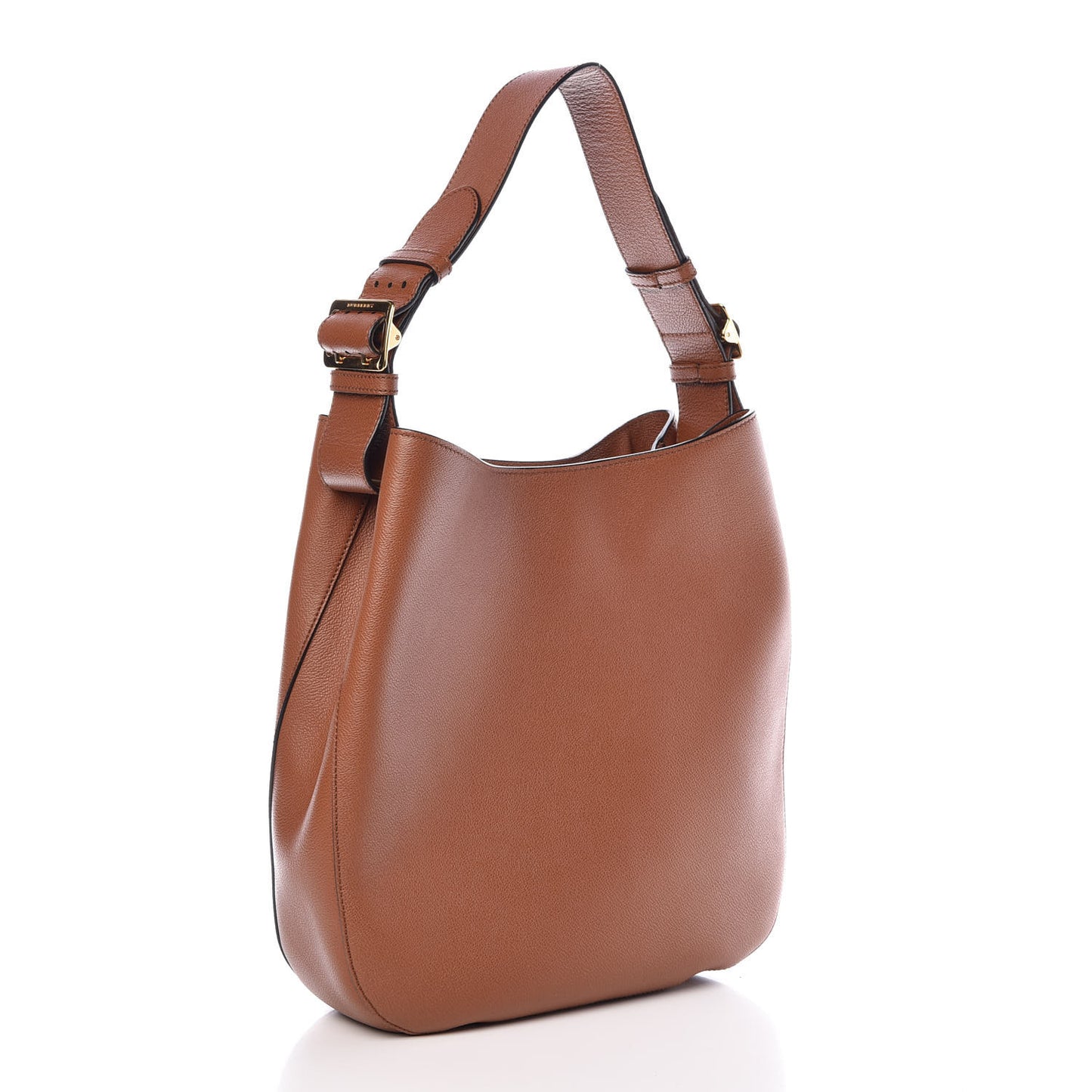 Grainy Calfskin Small Elmstone Hobo Tan