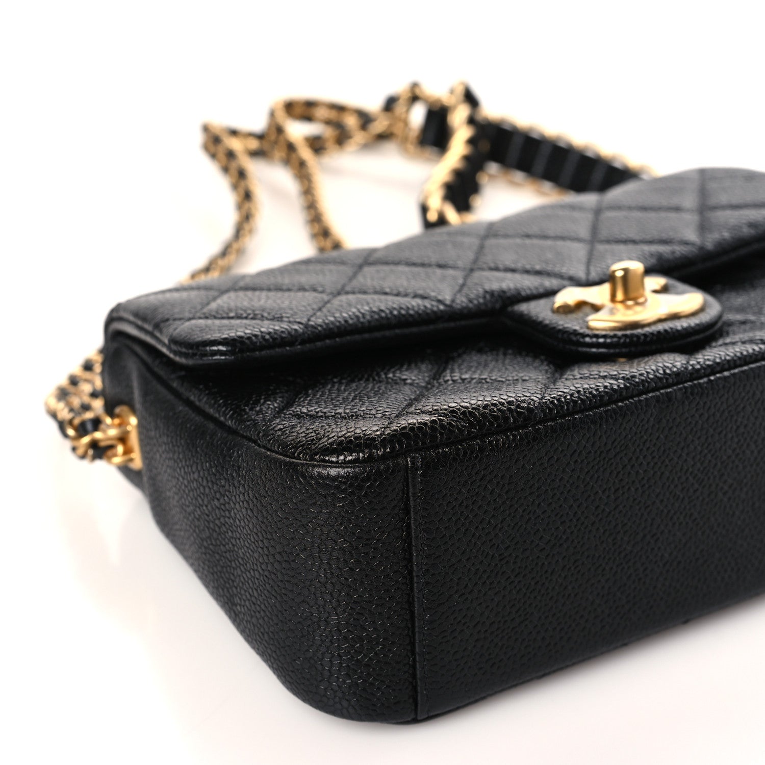 Chanel Caviar Quilted Chain Soul Flap Black 8 of 9