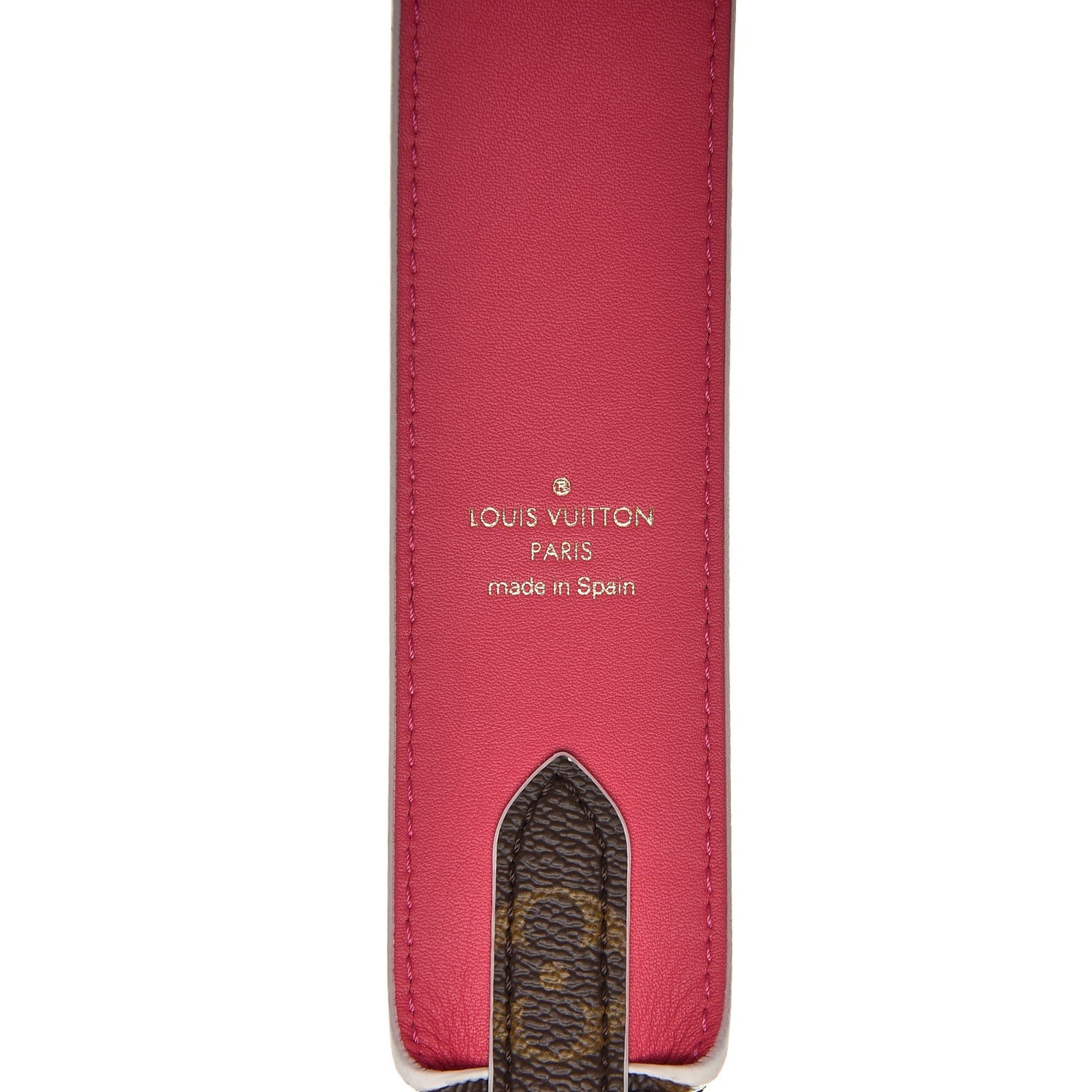 Monogram Bandouliere Shoulder Strap Hot Pink