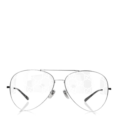 Gucci Metal Aviator Sunglasses GG2172S Silver 2 of 7