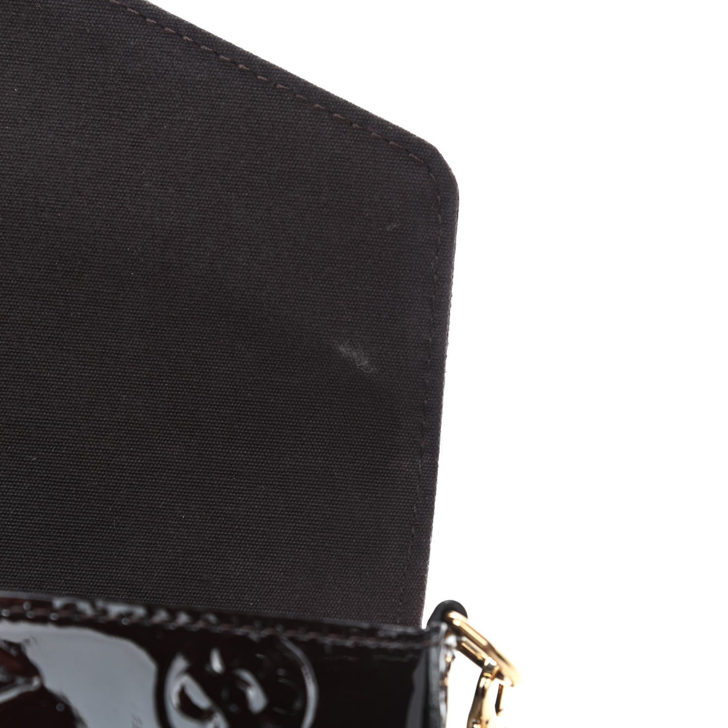 Vernis Pochette Felicie Chain Wallet Amarante