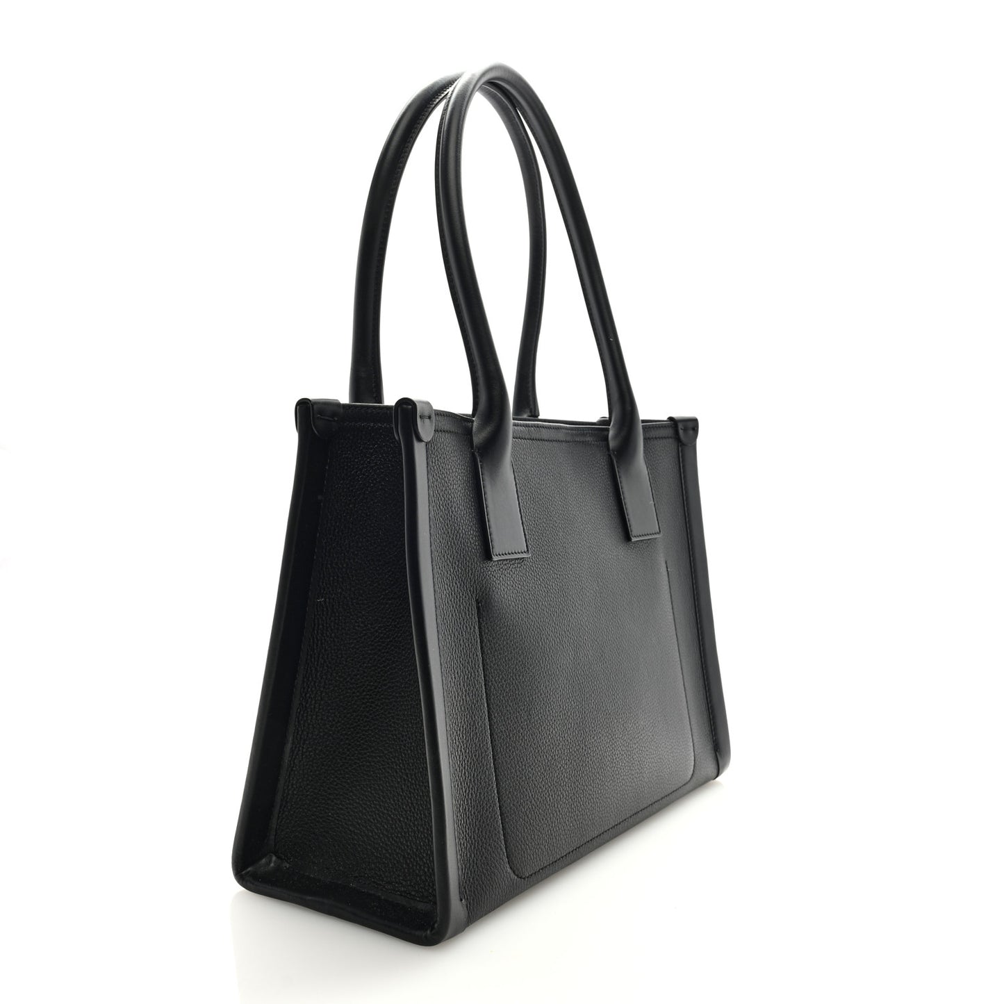 Calfskin Empire Small By My Side Tote Black