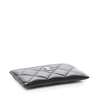 Chanel Lambskin Quilted Card Holder Black 3 of 7