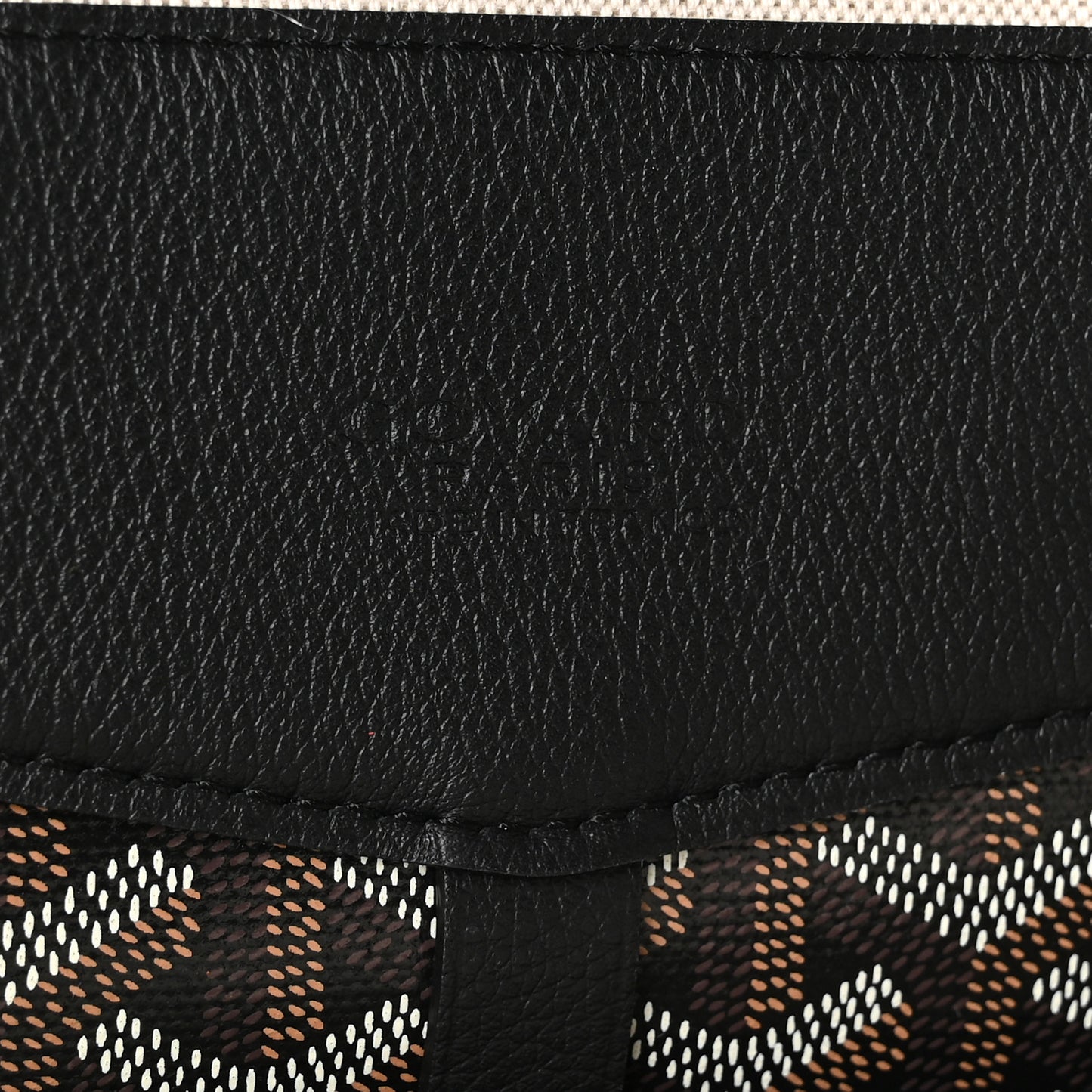 Goyardine Calfskin Cisalpin Backpack Black