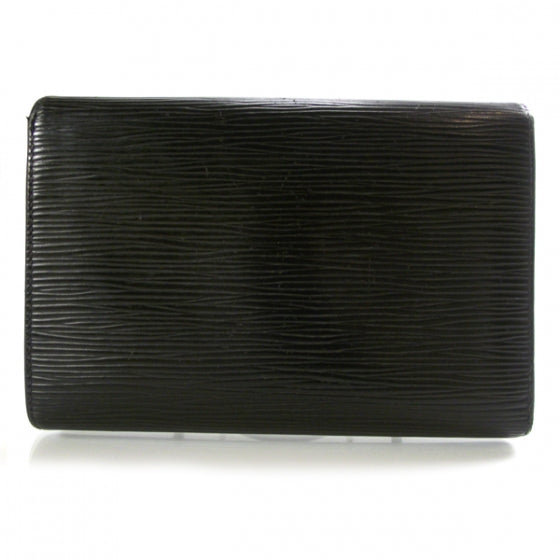 Epi Porte Tresor Etui Papiers Wallet Black