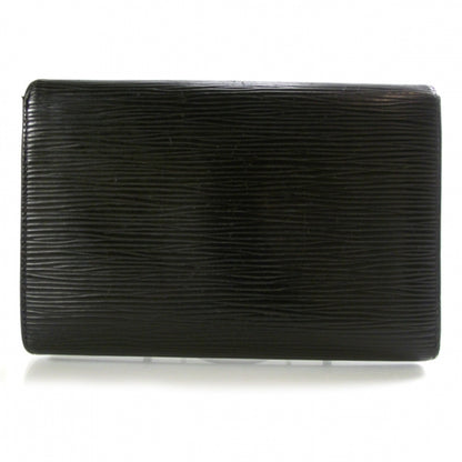 Louis Vuitton Epi Porte Tresor Etui Papiers Wallet Black 2 of 9