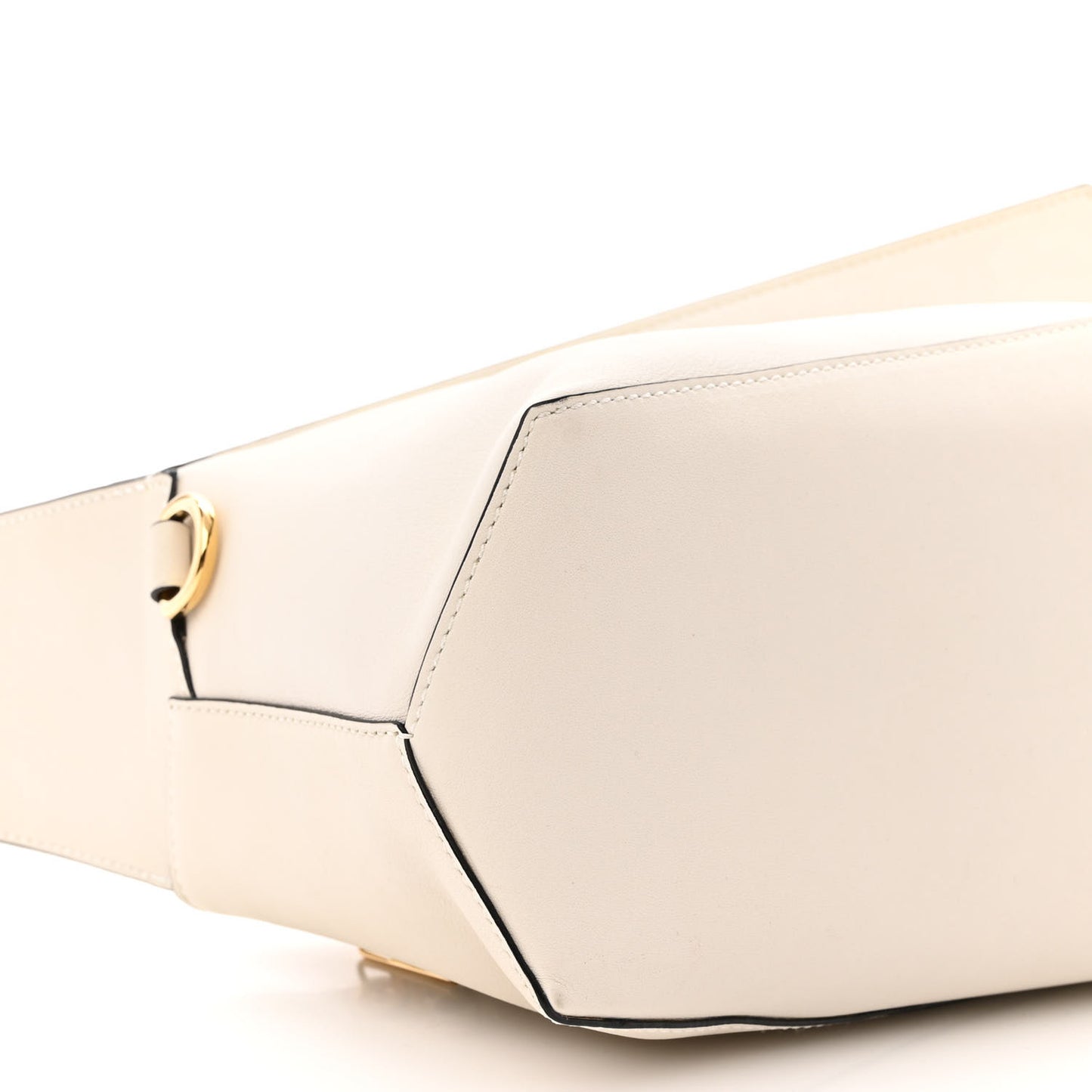 Calfskin Puzzle Hobo White