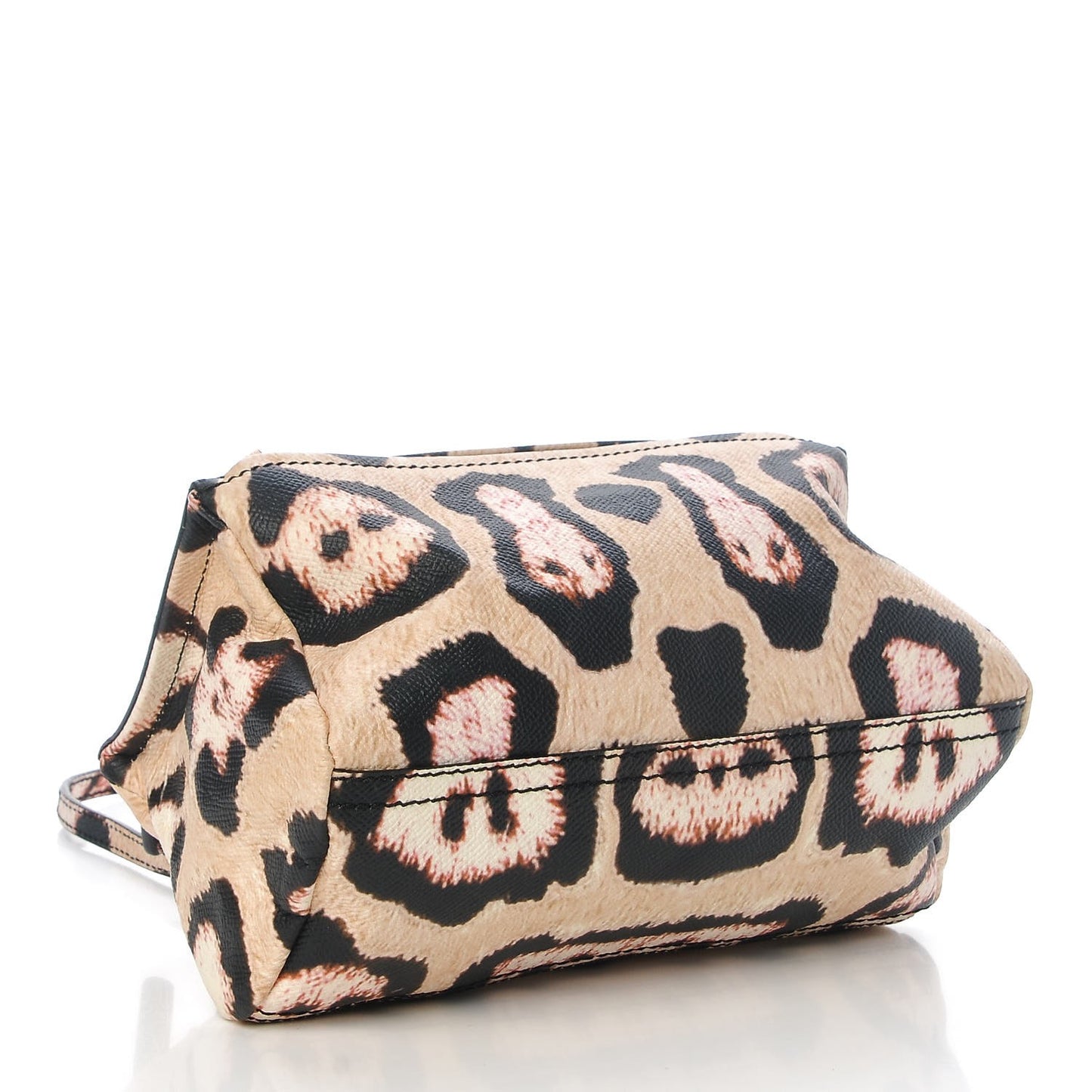 Calfskin Jaguar Print Mini Pandora Multicolor