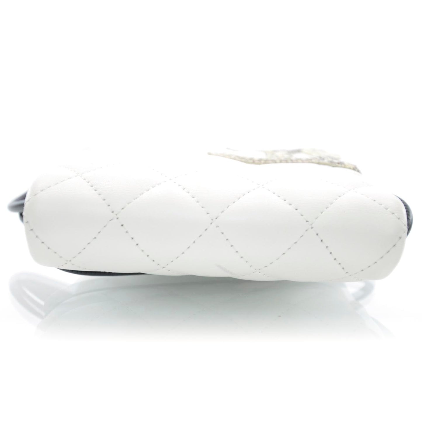 Python Cambon Shoulder Bag White