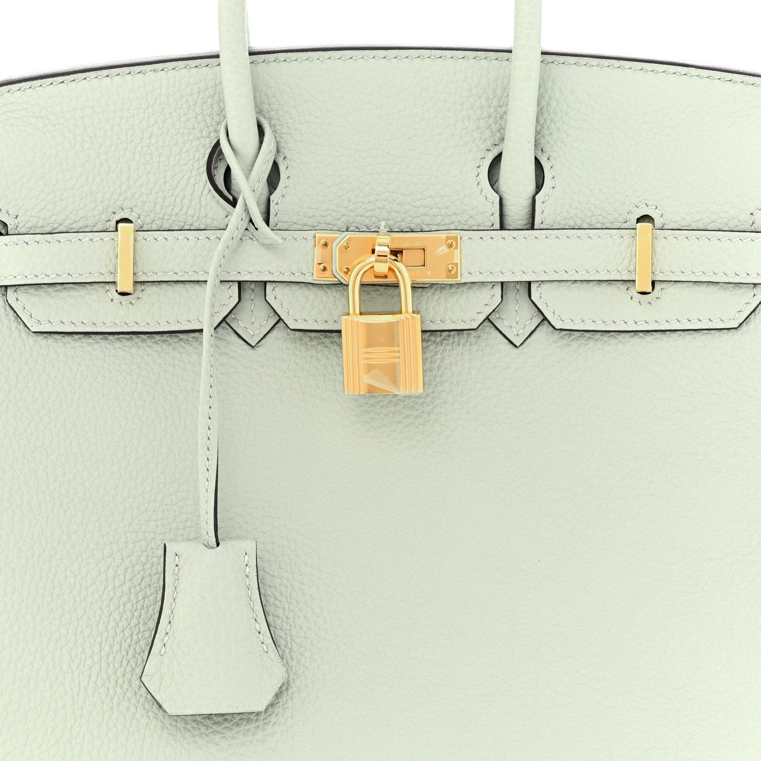 Hermes Togo Birkin 25 Gris Neve 8 of 11