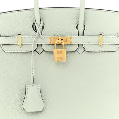 Hermes Togo Birkin 25 Gris Neve 8 of 11