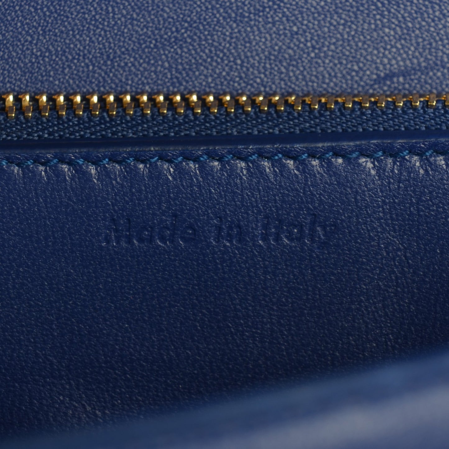 Smooth Calfskin Medium Classic Box Flap Bag Indigo
