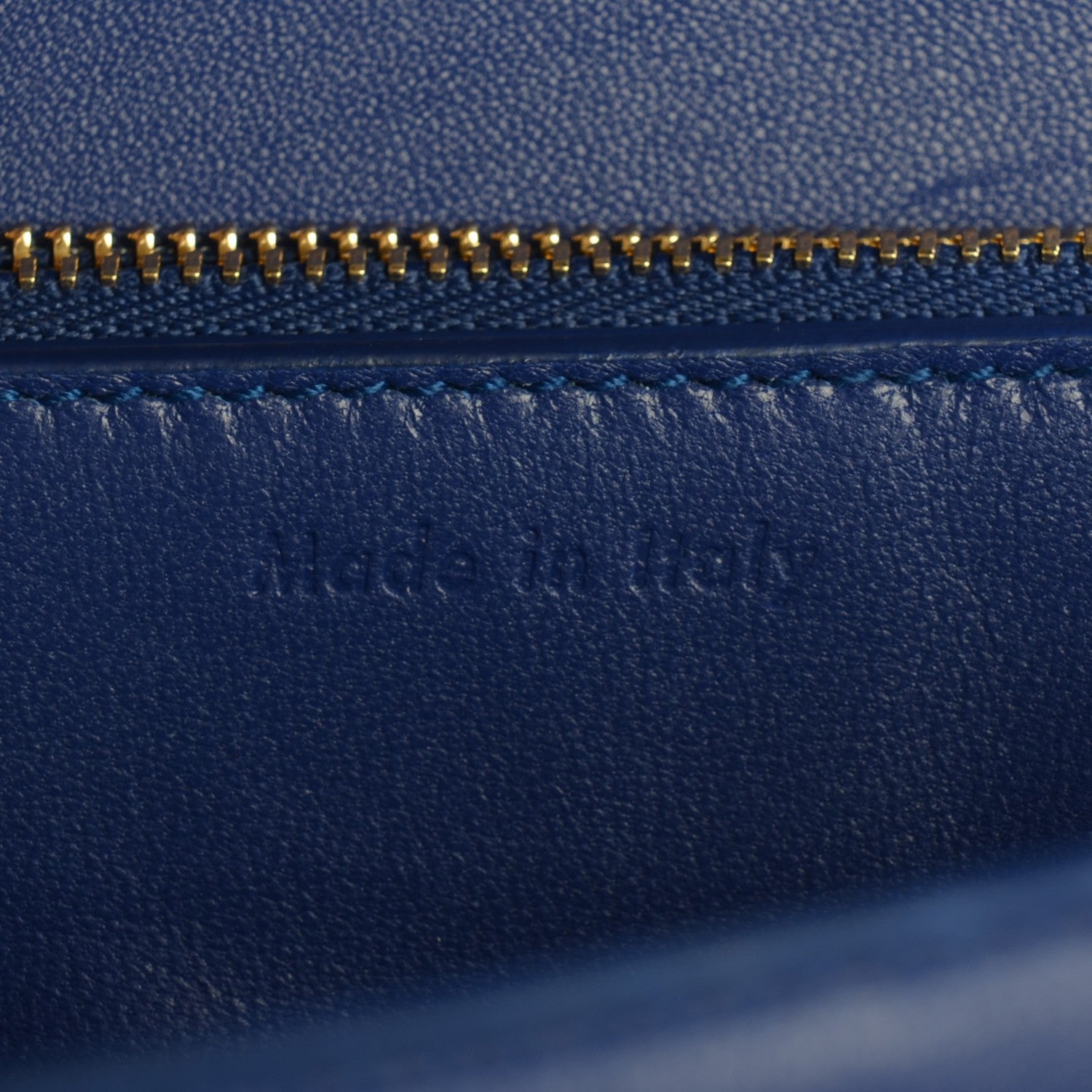 Celine Smooth Calfskin Medium Classic Box Flap Bag Indigo 7 of 8