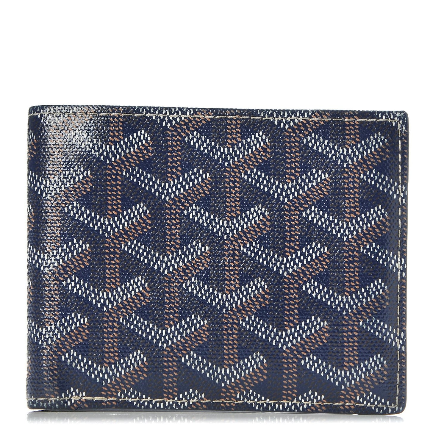 Goyardine Bifold Victoire PM Wallet Navy