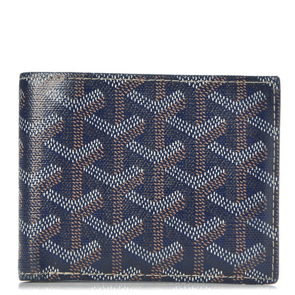 Goyard Goyardine Bifold Victoire PM Wallet Navy 1 of 8