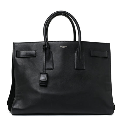 Saint Laurent Calfskin Large Sac De Jour Carryall Black 1 of 21