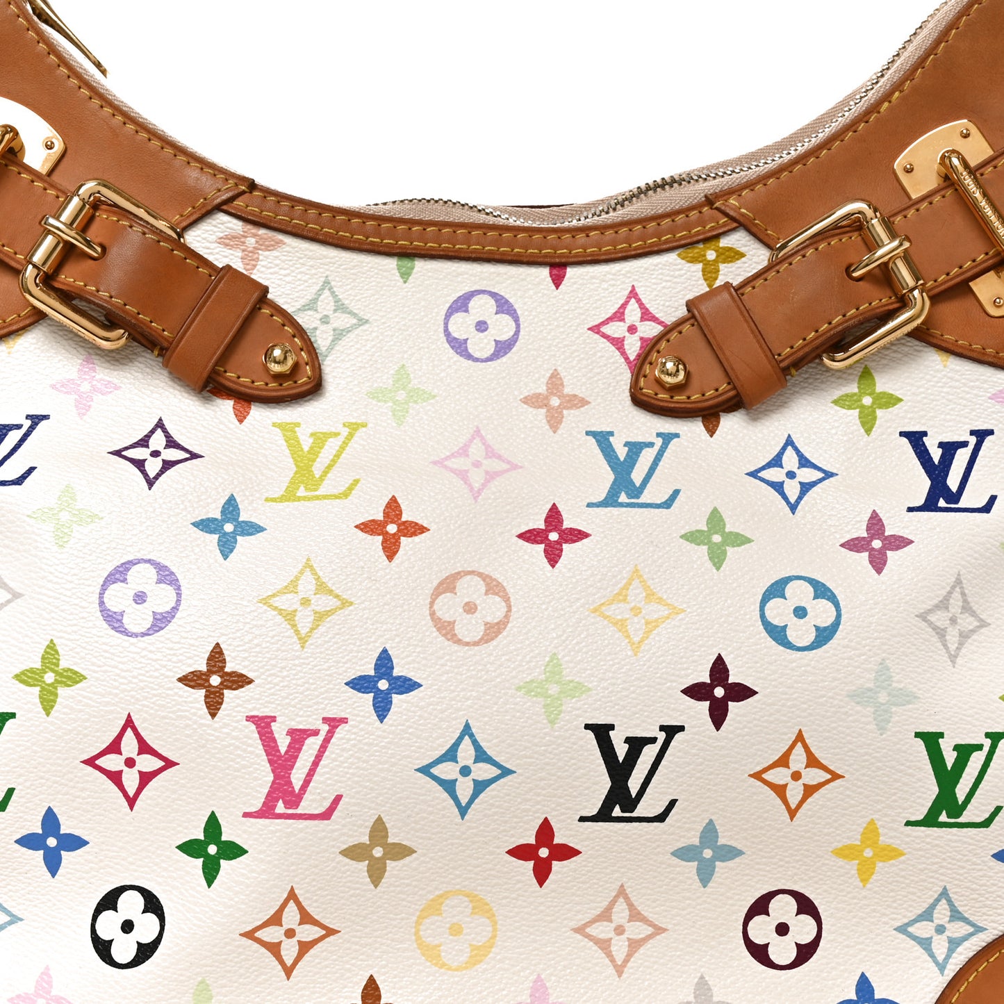 Monogram Multicolor Greta White