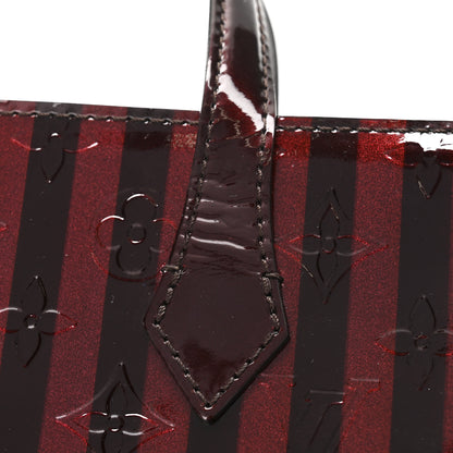 Louis Vuitton Vernis Rayures Wilshire PM  Amarante 11 of 11