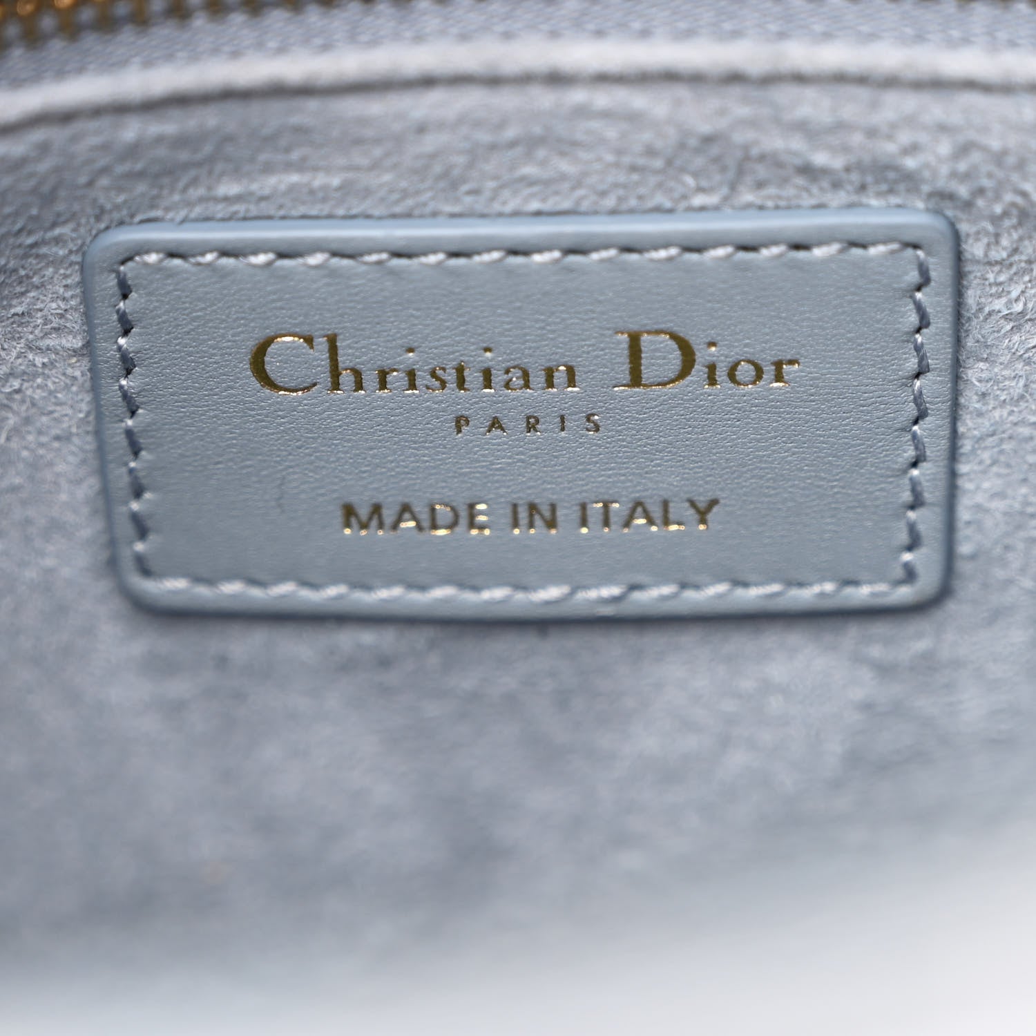 Christian Dior Lambskin Cannage Small My ABCDior Lady Dior Cloud Blue 6 of 11