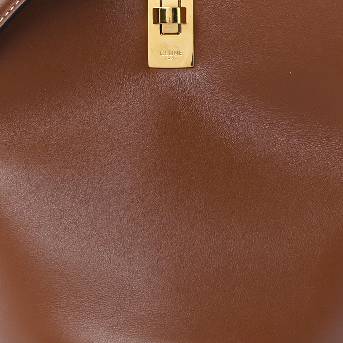 Smooth Calfskin Bucket 16 Bag Tan