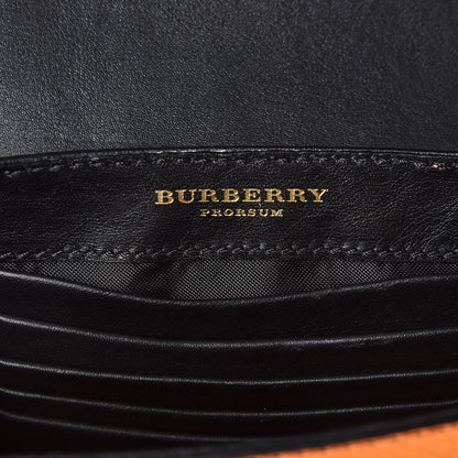 Burberry Metallic Snakeskin Mini Berkeley Crossbody Bright Poppy Orange 6 of 8