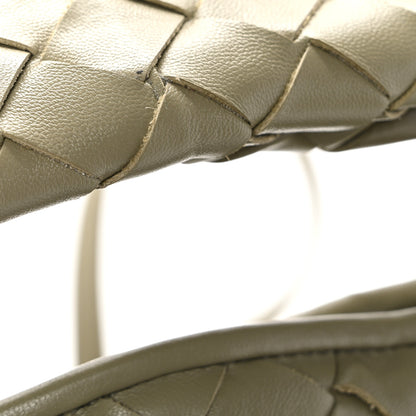 Bottega Veneta Calfskin Intrecciato Mini Hop Travertine 11 of 12