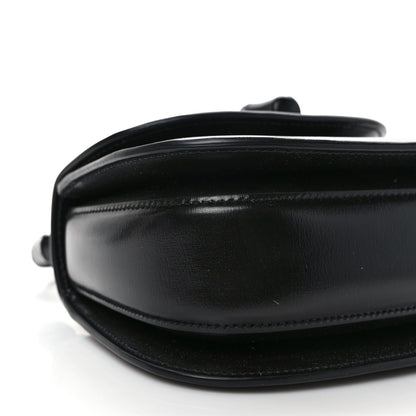 Gucci Boarded Dyana Lux Calfskin Web Monochrome Mini Bamboo 1947 Top Handle Bag Black 7 of 10