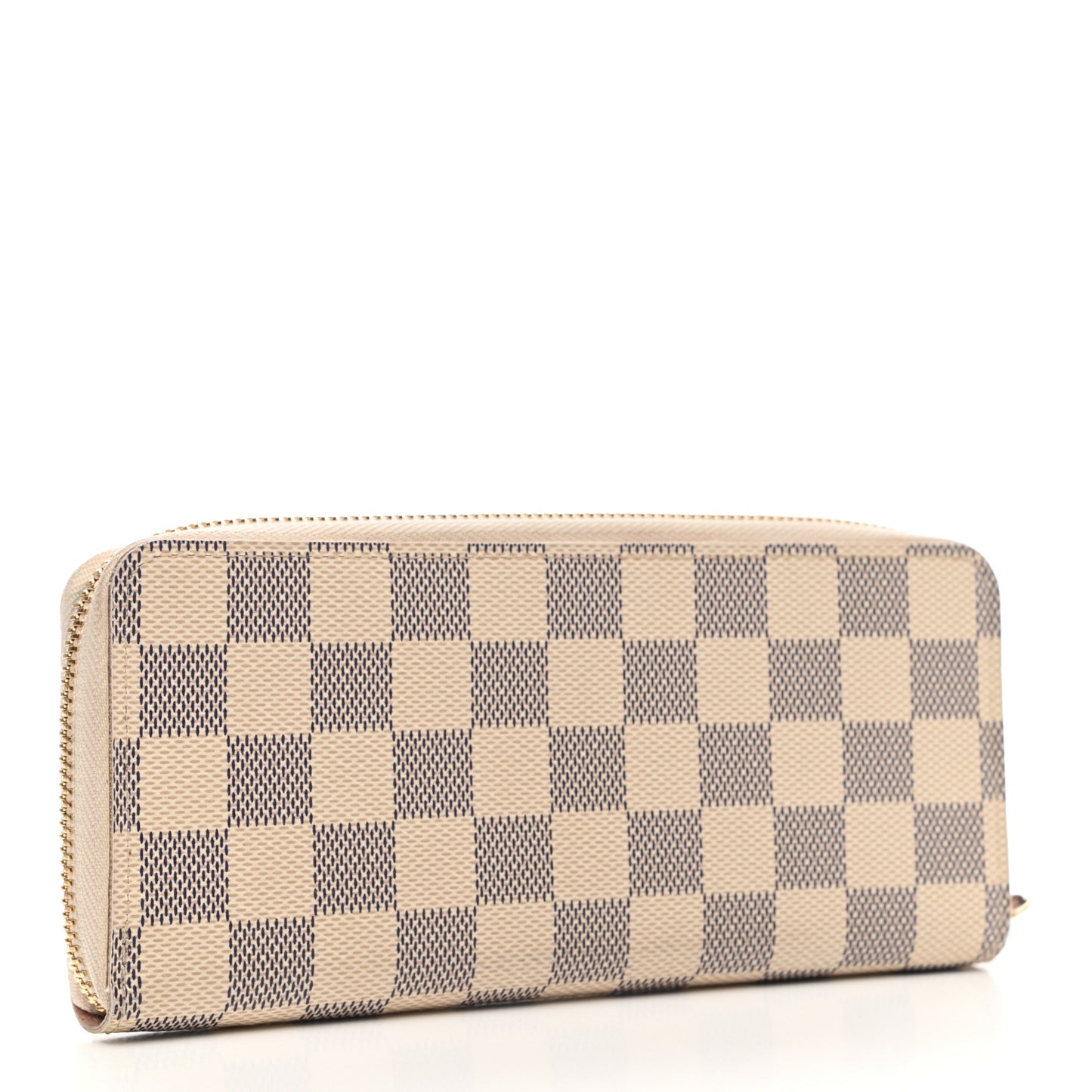 Damier Azur Clemence Wallet Rose Ballerine