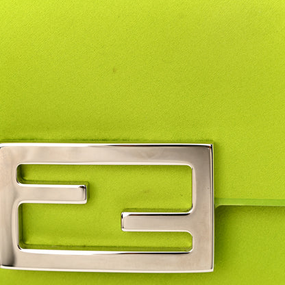 Fendi Silk Satin Phone Baguette Wasabi 12 of 14