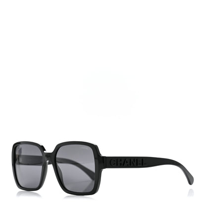 Chanel Acetate Square Sunglasses 5408 Black 1 of 7