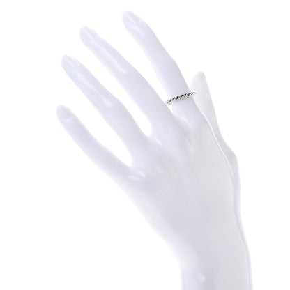 Tiffany Sterling Silver Twist Rope Ring 48 4.5 2 of 5