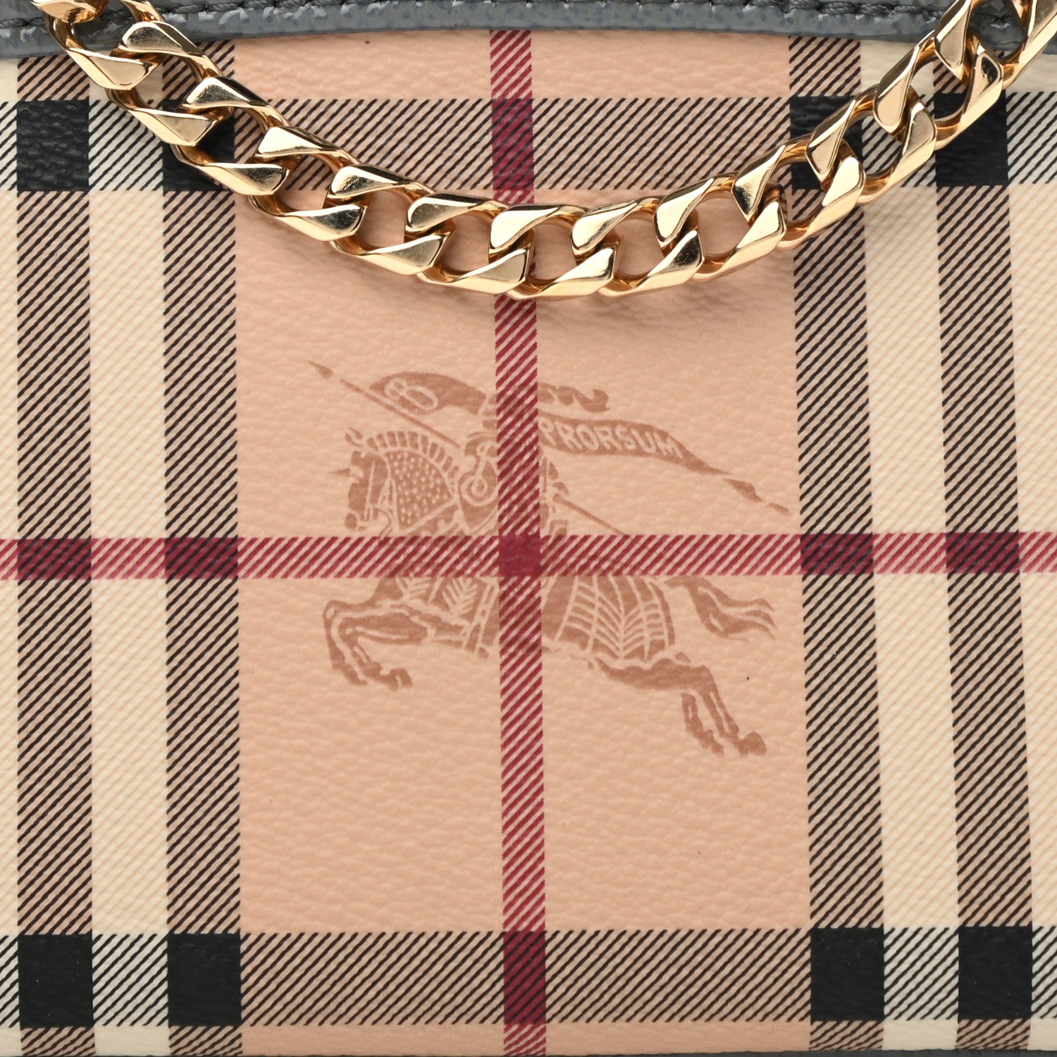 Burberry Haymarket Check Clara Pochette Grey 8 of 11