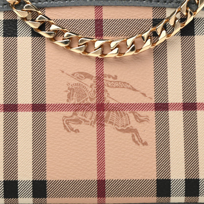 Burberry Haymarket Check Clara Pochette Grey 8 of 11