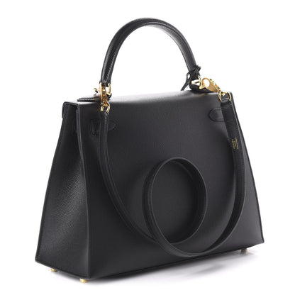 Hermes Epsom Kelly Sellier 28 Black 3 of 11