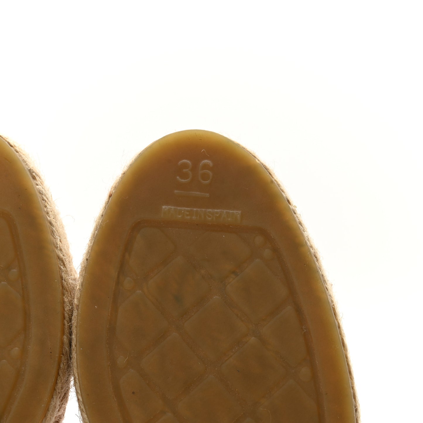 Mesh Grosgrain CC Espadrilles 36 Pink