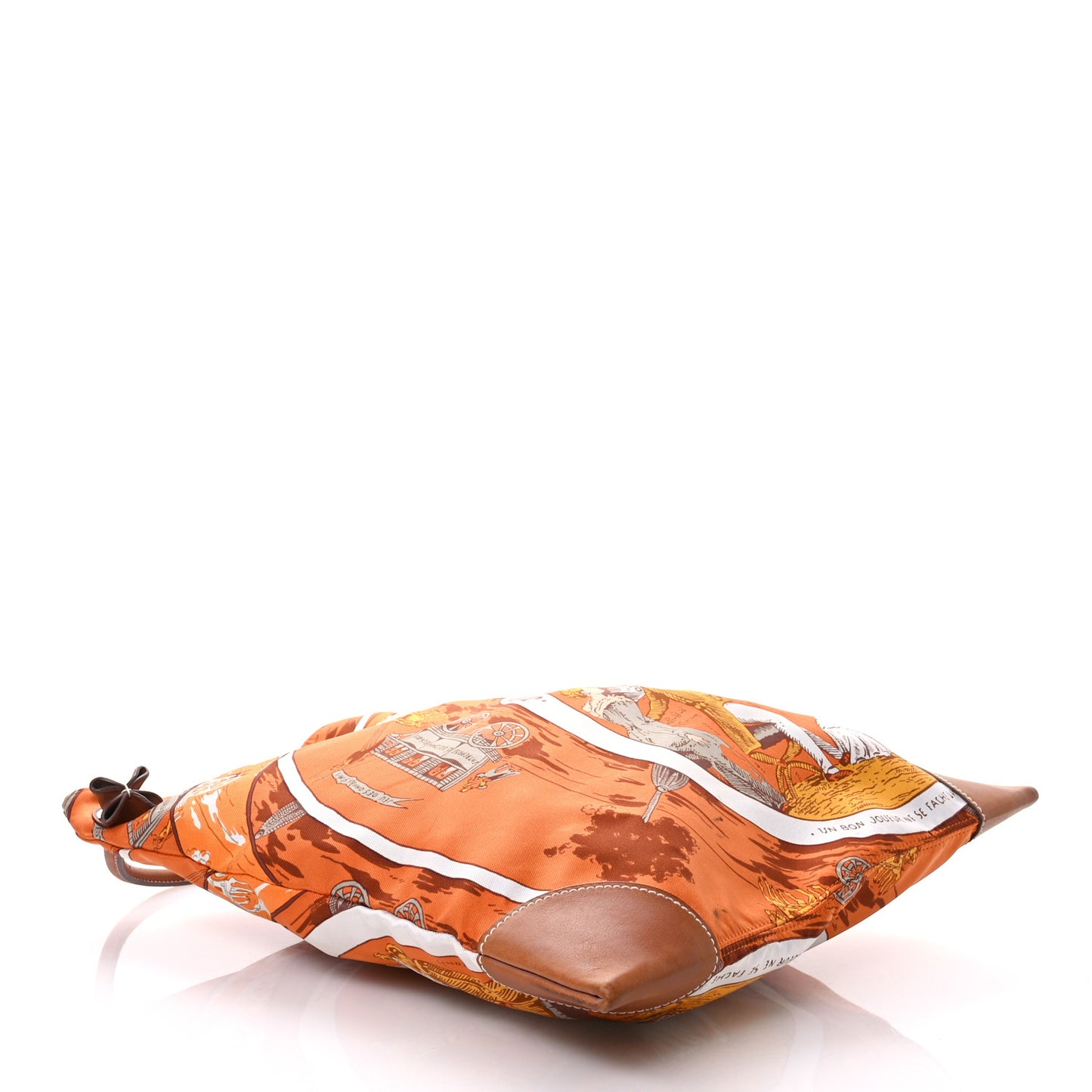 Silk Barenia Jeu Des Omnibus Et Dames Blanches Silky City 33 Bag Fauve Orange Multicolor