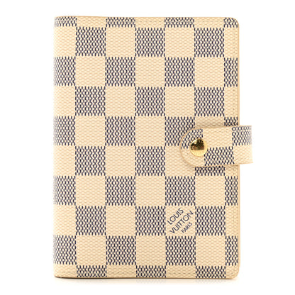 Louis Vuitton Damier Azur Small Ring Agenda Cover 1 of 7