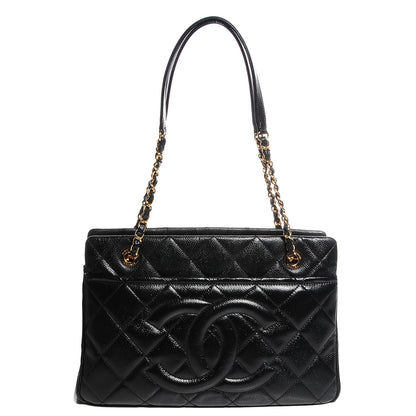Chanel Caviar Timeless CC Shopping Tote Black 1 of 8