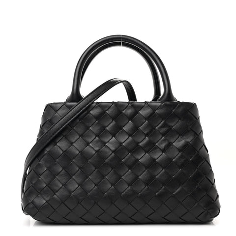 Nappa Intrecciato Small Tote Black